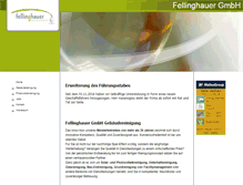 Tablet Screenshot of fellinghauer-gebaeudereinigung.com
